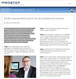 Die Benutzeroberfläche spricht für die Qualität einer Software