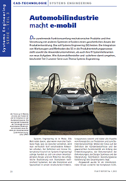 Automotive-Industrie macht e-mobil